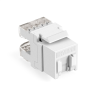 Модуль-вставка Keystone Jack RJ-45 EXEGATE KJ-8P8C-U-C5e-180SH-Dual EX297339RUS